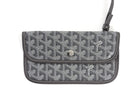 Goyard Grey Goyardine Coated Canvas Boheme Hobo with Pouch