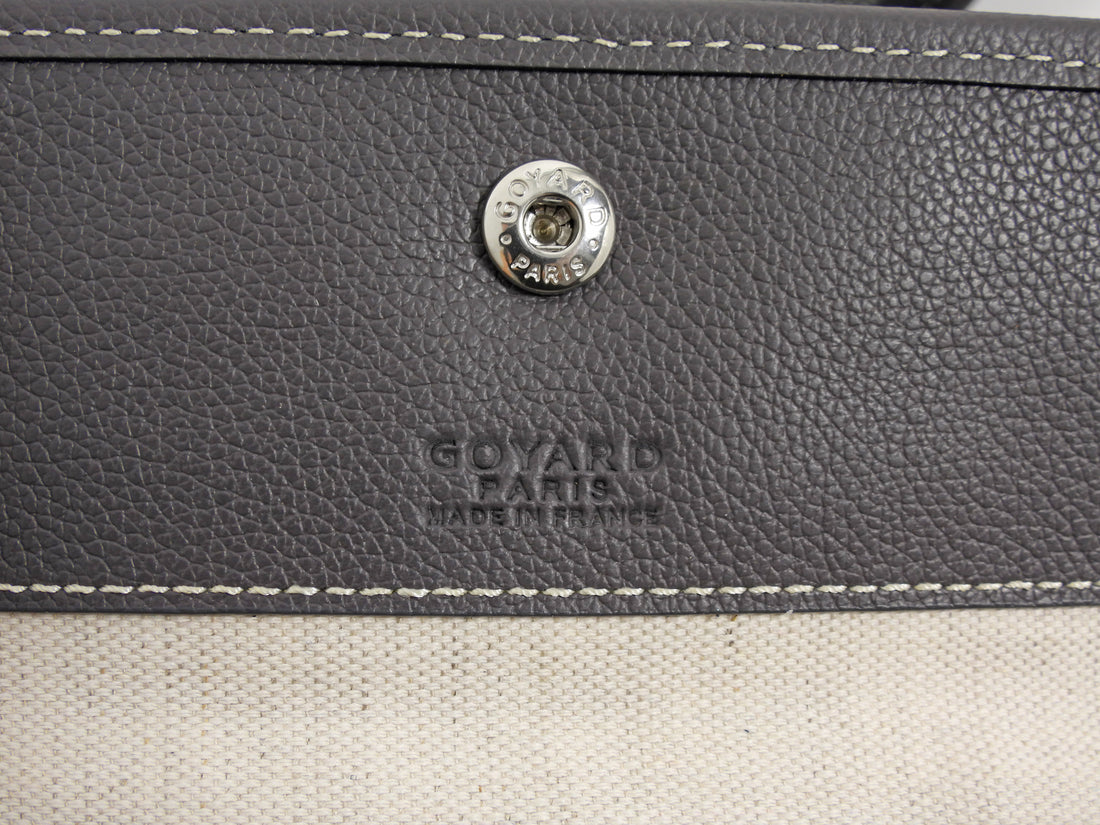 Goyard Grey Goyardine Coated Canvas Boheme Hobo with Pouch