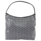 Goyard Grey Goyardine Coated Canvas Boheme Hobo with Pouch