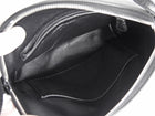 The Row Black Leather Mini North South Annie Crossbody Zip Bag