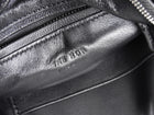 The Row Black Leather Mini North South Annie Crossbody Zip Bag