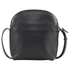 The Row Black Leather Mini North South Annie Crossbody Zip Bag