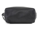 The Row Black Leather Mini North South Annie Crossbody Zip Bag