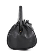 Chanel vintage 2003 Leather Camelia Frame Clutch Bag