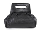 Chanel vintage 2003 Leather Camelia Frame Clutch Bag