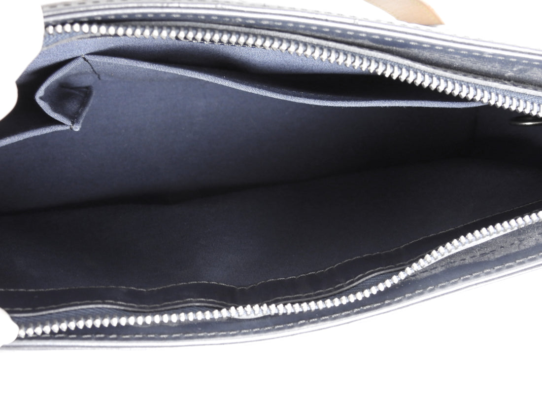 Louis Vuitton Pewter Grey Vintage 2002 Monogram Matt Alston Shoulder Bag