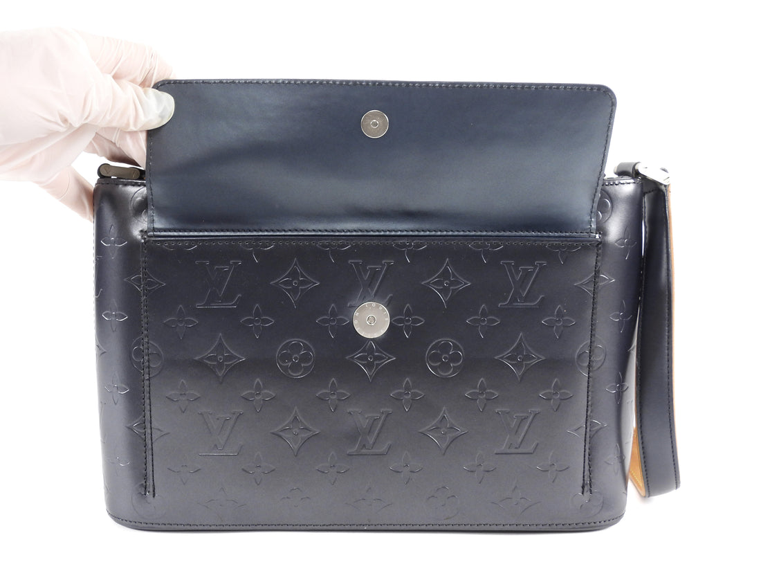 Louis Vuitton Pewter Grey Vintage 2002 Monogram Matt Alston Shoulder Bag