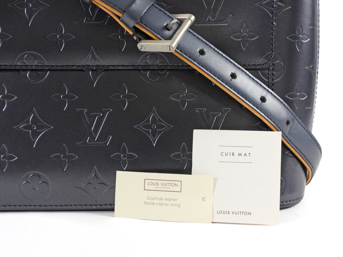 Louis Vuitton Pewter Grey Vintage 2002 Monogram Matt Alston Shoulder Bag