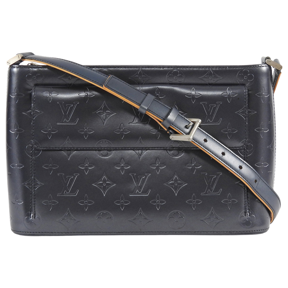 Louis Vuitton Pewter Grey Vintage 2002 Monogram Matt Alston Shoulder Bag