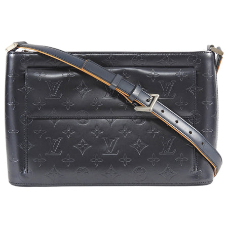 Louis Vuitton Pewter Grey Vintage 2002 Monogram Matt Alston Shoulder Bag