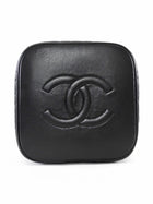 Chanel Vintage 1994 Black Quilted Lambskin CC Vanity Bag
