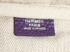 Hermes Clemence Leather Victoria Elan 38 Ultraviolet Bag PHW