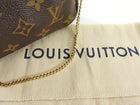Louis Vuitton Monogram Coated Canvas Mini Chain Pochette