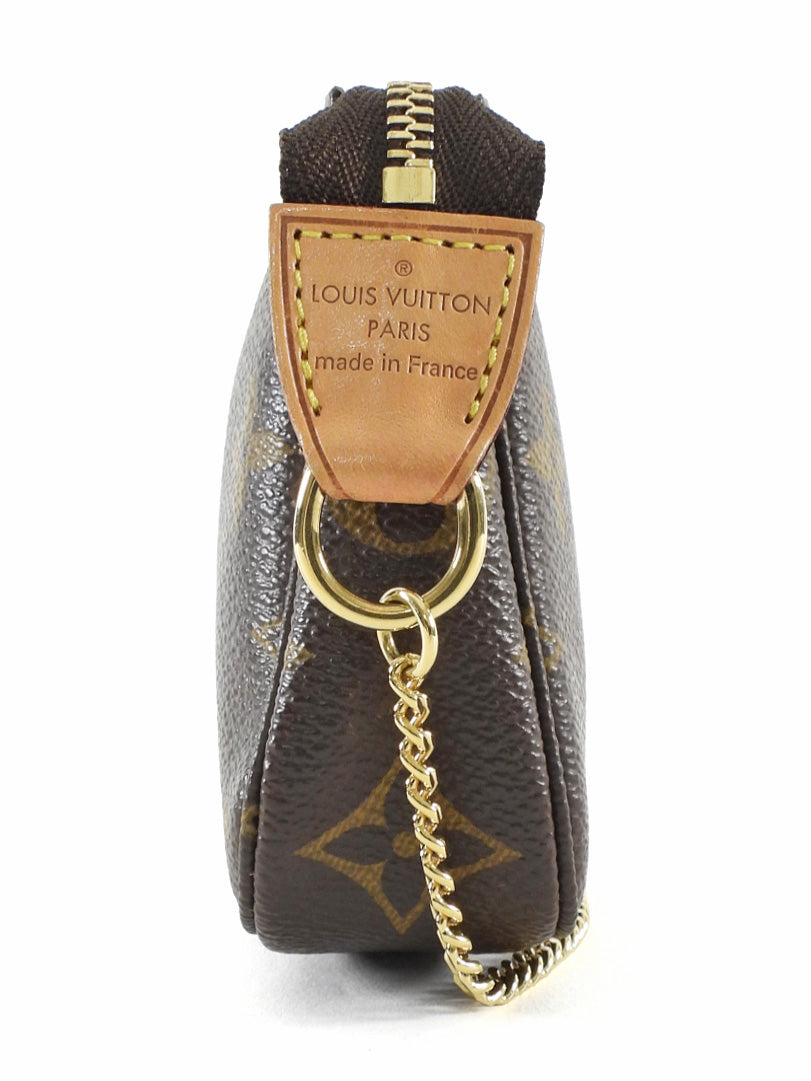 Louis Vuitton Monogram Coated Canvas Mini Chain Pochette