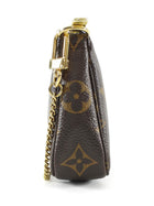 Louis Vuitton Monogram Coated Canvas Mini Chain Pochette