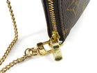 Louis Vuitton Monogram Coated Canvas Mini Chain Pochette
