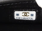 Chanel Black Patent Boy Chain Box Minaudiere Nano Evening Bag