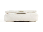 Chanel White Caviar Quilted Leather Mini Flap Belt Bag