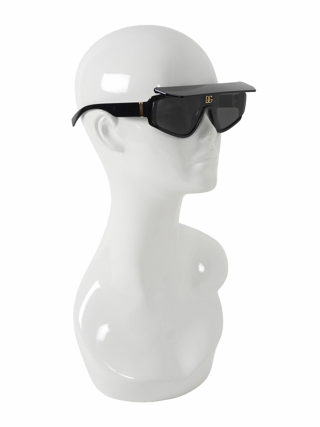 Dolce & Gabbana DG Logo Convertible Visor Shield Sunglasses DG6177