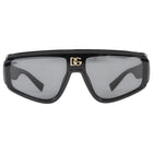 Dolce & Gabbana DG Logo Convertible Visor Shield Sunglasses DG6177