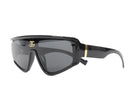 Dolce & Gabbana DG Logo Convertible Visor Shield Sunglasses DG6177