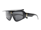 Dolce & Gabbana DG Logo Convertible Visor Shield Sunglasses DG6177