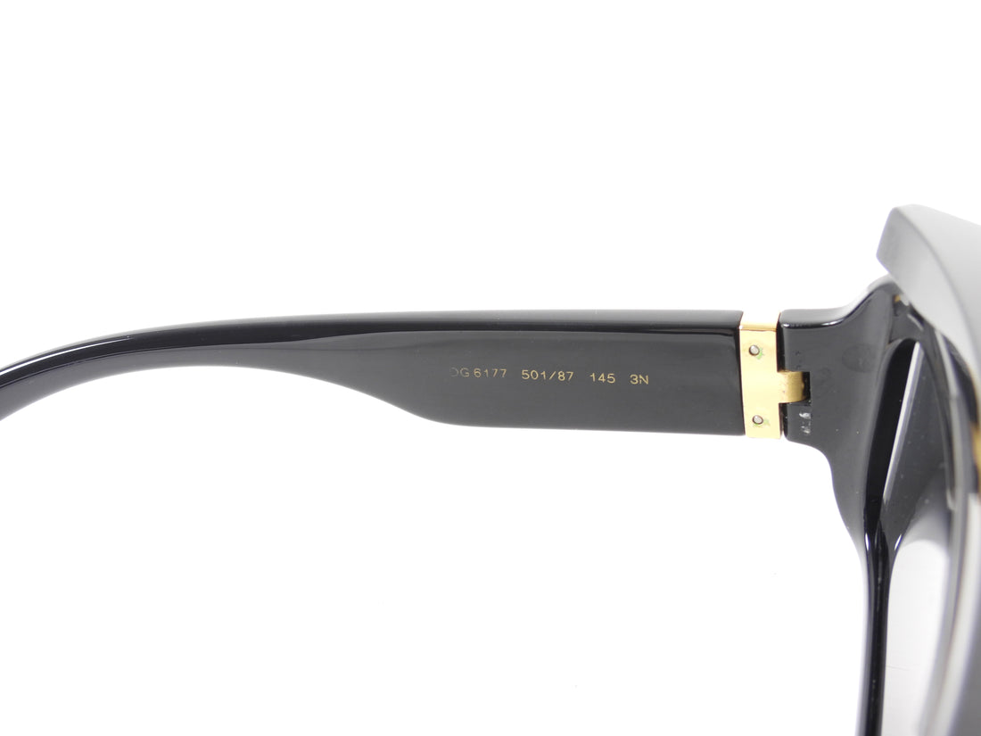 Dolce & Gabbana DG Logo Convertible Visor Shield Sunglasses DG6177