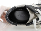 Hermes Day Grey Toile Black Leather Kelly Lock Sneakers