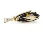 Roberto Cavalli Leopard Satin Leather Lined Mini Clutch Bag Mini