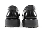 Saint Laurent Black Glossed Leather Le Loafer 15 Shoes - 37