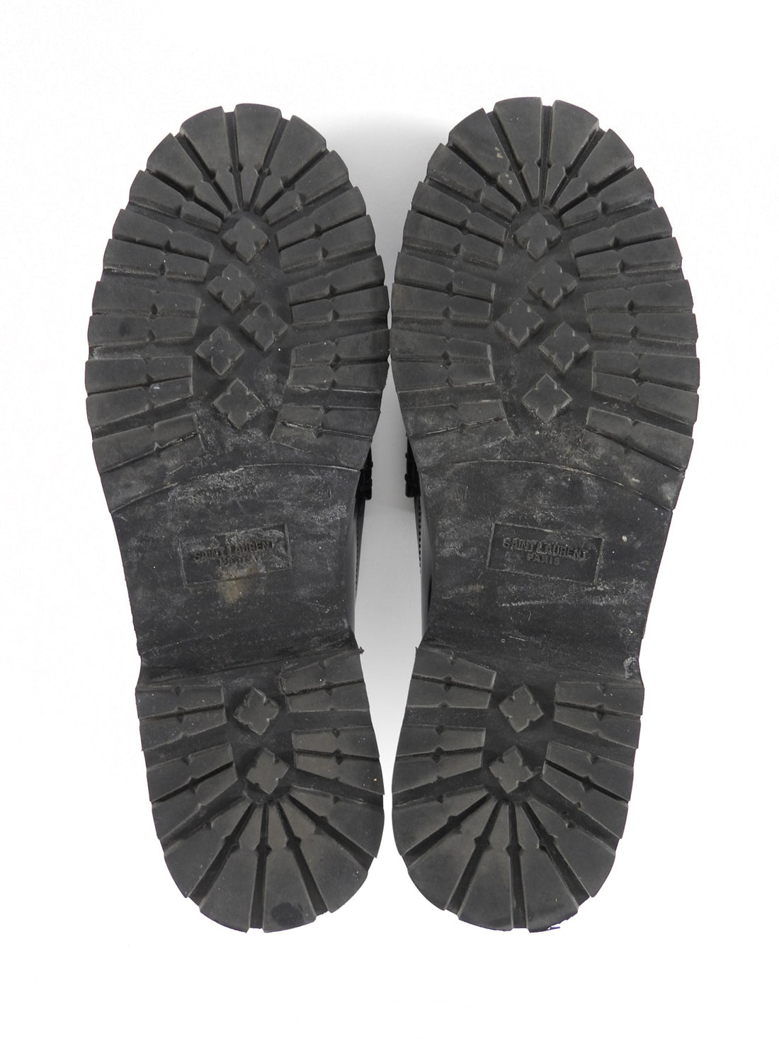 Saint Laurent Black Glossed Leather Le Loafer 15 Shoes - 37