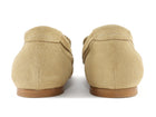 Jamie Haller Beige Soft Suede Flat Penny Loafers - 36