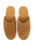 The Row Franco Tan Suede Mule Slipper Shoes - 37