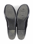 The Row Boheme Black Suede Mary Jane Flat Shoes - 36.5