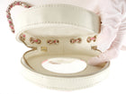 Chanel 2019 C Runway Pink and White La Pausa Lifesaver Round Bag