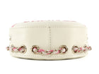 Chanel 2019 C Runway Pink and White La Pausa Lifesaver Round Bag