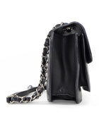 Chanel Small Black Calfskin CC Box Flap Bag