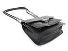 Chanel Small Black Calfskin CC Box Flap Bag