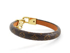 Louis Vuitton Brown Monogram Tribute Bracelet GHW - 17