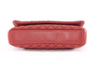 Chanel Cherry Pink Bubble Quilted Leather CC Medium Flap Bag Ruthenium HW