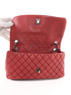 Chanel Cherry Pink Bubble Quilted Leather CC Medium Flap Bag Ruthenium HW