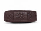 Chanel Vintage 1991 Brown Quilted Leather Medium Tassel Camera Bag