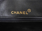 Chanel Vintage 1994 Black Lambskin Quilted CC Pocket Tassel Camera Bag