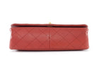 Chanel Vintage 1989 Red Quilted Leather Medium Full Flap Bag