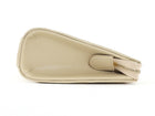 Chanel Light Beige Caviar Quilted Leather Timeless Clutch Bag