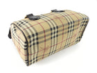Burberry Beige Haymarket Check Coated Canvas Bowling Bag