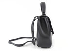 Jimmy Choo Cheri Jeweled Buckle Black Leather Small Top Handle Bag