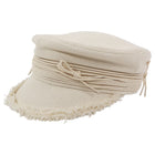 Ruslan Baginskiy Light Beige Cotton Baker Newsboy Cap S