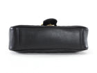 Gucci Black GHW Chevron Quilted Leather GG Marmont Chain Bag