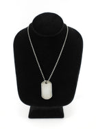 Tiffany and Co. Sterling Silver Bead Chain Dog Tag Necklace